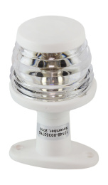 Огонь топовый на стойке 4", белый, пластиковый, 12 В, 10 Вт, Ba15d (LPARDFX00003)